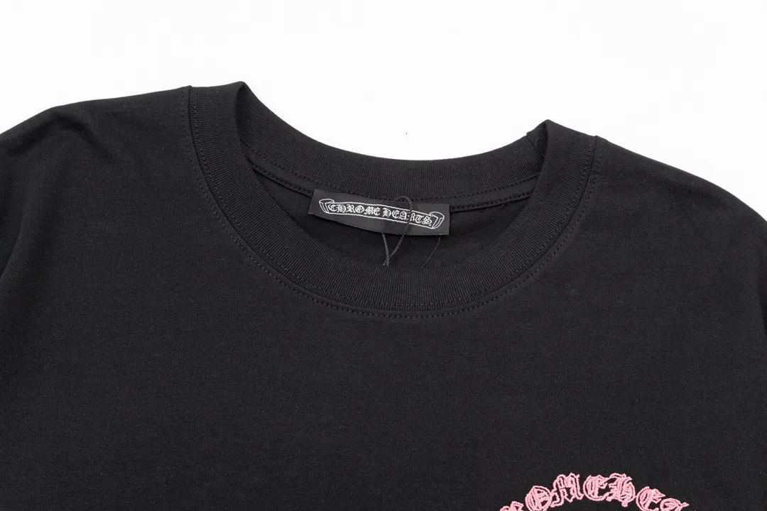 Chrome Hearts/ 🪡 Logo Same Style T Versatile : Black Size：XS~L